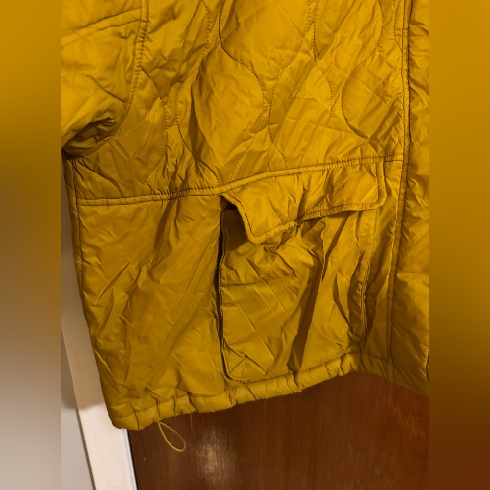 Mustard Yellow Quilted Packable Puffer Jacket - Picture 2 of 7